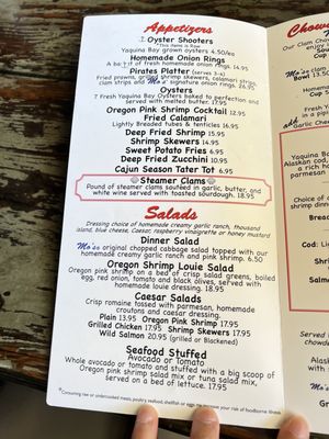 Menu photo 7 Mo's Seafood & Chowder Newport, OR Menu photo 7 Mo's Seafood & Chowder Newport, OR