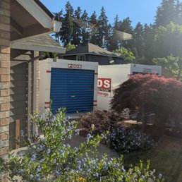 PODS located side by side in tight driveway