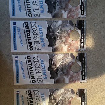 Donut Detailing - His business door tags - Auto Detailing Near Me