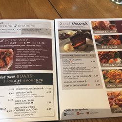 The Three Bridges - Menu