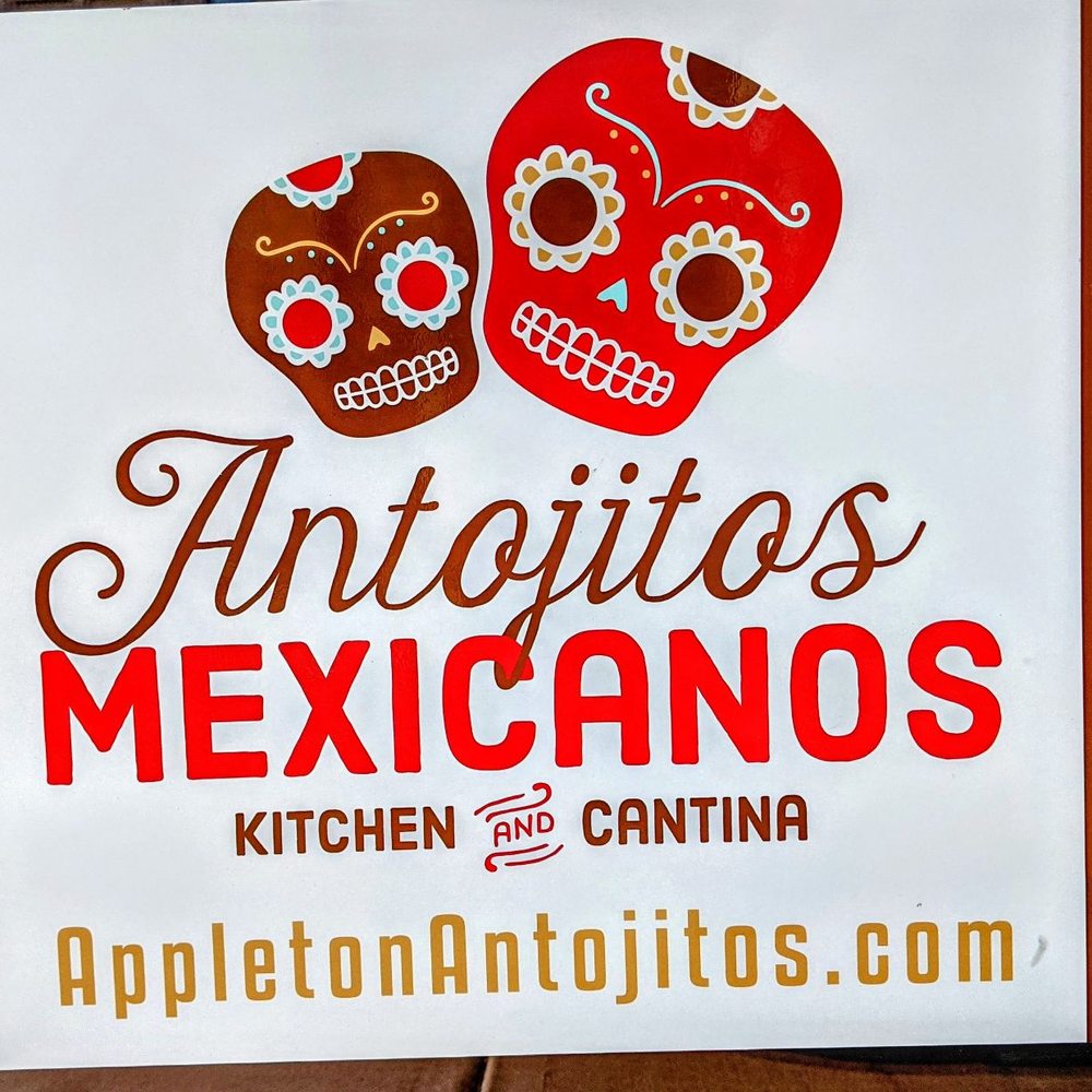 Antojitos Mexicanos - a sign for a mexican restaurant - Mexican Near Me - Appleton, Wisconsin