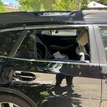 Real Auto Glass - Broken rear passenger window - Auto Glass Services Near Me - Everett, Massachusetts