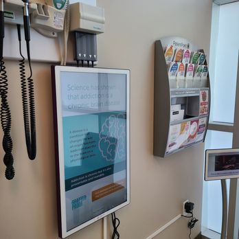 Healthy Silhouette - The touchscreen in the patient room, along with some pamphlets - Internal Medicine Near Me - Glendale, California Healthy Silhouette - The touchscreen in the patient room, along with some pamphlets - Internal Medicine Near Me - Glendale, California
