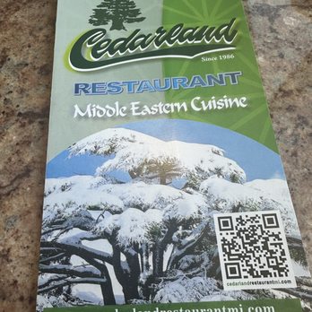 Cedarland Restaurant - Menu - Middle Eastern Near Me - Dearborn, Michigan Cedarland Restaurant - Menu - Middle Eastern Near Me - Dearborn, Michigan