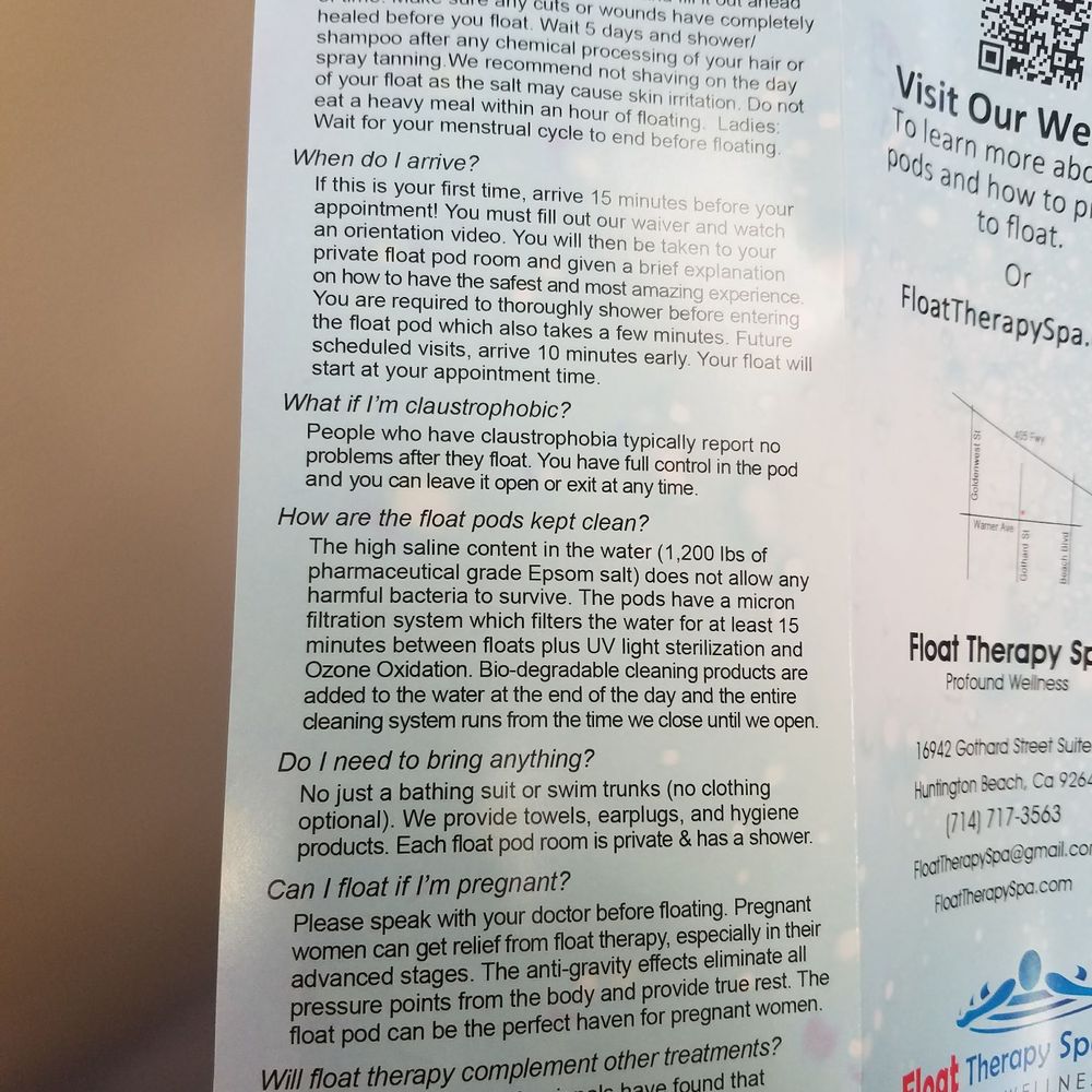 Float Therapy Spa - Day Spas Near Me - Huntington Beach, California