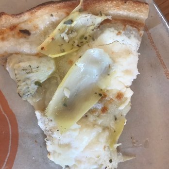 Blaze Pizza - Art Lover with white sauce pizza - Salad Near Me - Bakersfield, California Blaze Pizza - Art Lover with white sauce pizza - Salad Near Me - Bakersfield, California