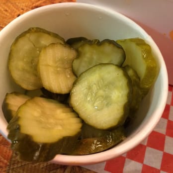 Howlin' Ray's - Complimentary pickles. I can't eat all of this by myself! LOL - Southern Near Me - Los Angeles, California Howlin' Ray's - Complimentary pickles. I can't eat all of this by myself! LOL - Southern Near Me - Los Angeles, California