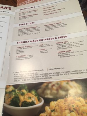 Menu photo 7 Outback Steakhouse Richmond, VA