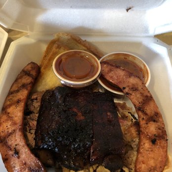 Ribs Hickory Pit BBQ - Combo platter - Barbeque Near Me - Cedar Crest, New Mexico