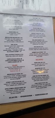 Menu photo 6 The Bricks Tampa, FL Menu photo 6 The Bricks Tampa, FL