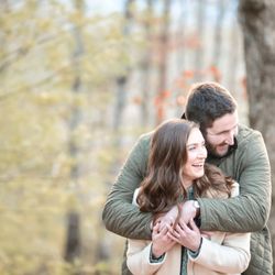 Captured By Celeste - Newly engaged couple during a surprise proposal session at the North Carolina Arboretum