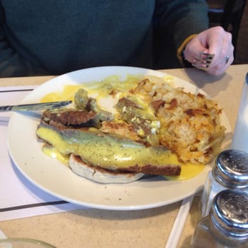 Central Diner & Grille - Greek Eggs Benedict (Special). - Diners Near Me - Pittsburgh, Pennsylvania Central Diner & Grille - Greek Eggs Benedict (Special). - Diners Near Me - Pittsburgh, Pennsylvania