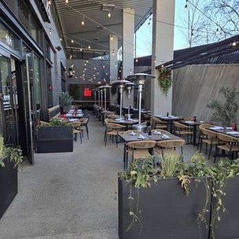 The Sicilian Baker - The Entrance on the left along with some outdoor seating - Bakeries Near Me - Nashville, Tennessee