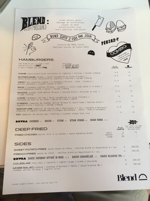Menu photo 2 Blend Paris, 01