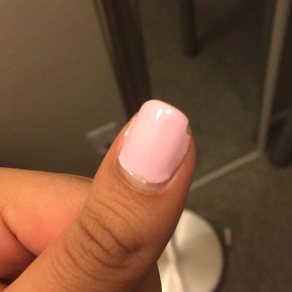 G-nails & Spa - The gel has lifted around the edges and is peeling off - Nail Salons Near Me - Davis, California