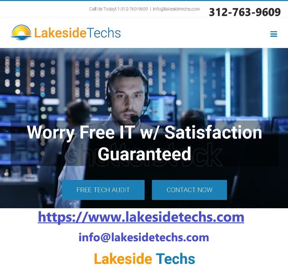 LAKESIDE TECHS 500 N Michigan Ave, Chicago, Illinois IT Services & Computer Repair Phone