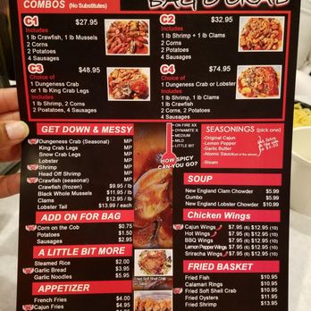 Bag O' Crab - Menu - Cajun/Creole Near Me - Fairfield, California Bag O' Crab - Menu - Cajun/Creole Near Me - Fairfield, California
