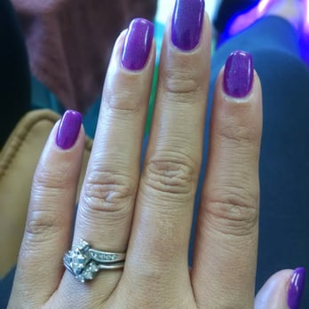Ann's Nails & Spa - Purple gel manicure. Beautiful and relaxing. - Nail Salons Near Me - Orange, California Ann's Nails & Spa - Purple gel manicure. Beautiful and relaxing. - Nail Salons Near Me - Orange, California