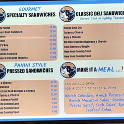 Lake Wales Cheese Shoppe & Deli - Current Menu