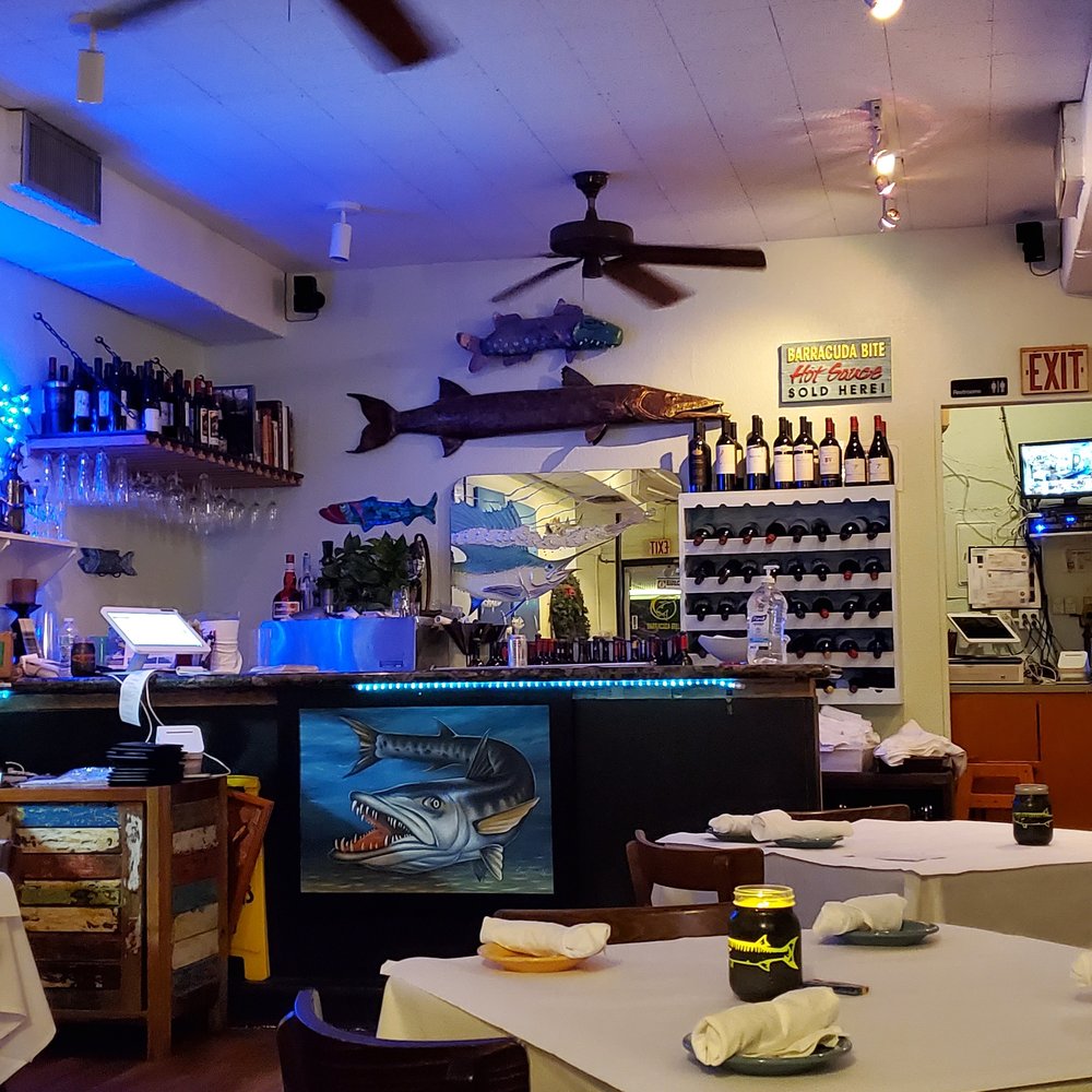 Barracuda Grill - a view of the dining area - Seafood Near Me - Marathon, Florida Barracuda Grill - a view of the dining area - Seafood Near Me - Marathon, Florida