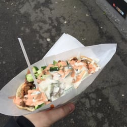 Tøyensenters grillmat - Liten kebab til 45,-.