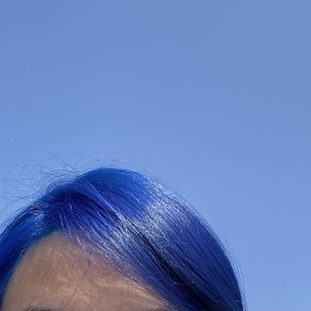 Instyles Hair Salon - right after it was done. gorgeous blue color - Hair Salons Near Me - Azusa, California