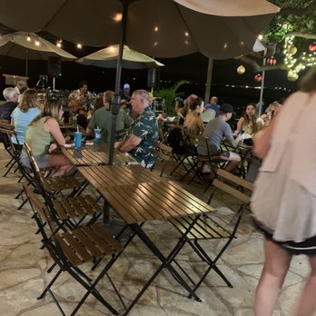 Photo of Barefoot Beach Cafe - Honolulu, HI, United States. Beachfront and great view of the fireworks on Friday nights