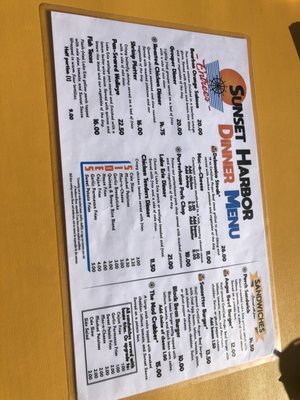 Menu photo 3 Sunset Harbor Bar and Grille Fairport Harbor, OH