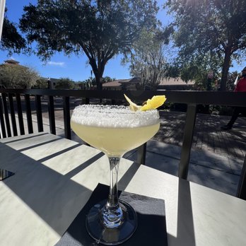 Mangoni - Lemon Drop Martini and excellent people watching views! - Pizza Near Me - Winter Garden, Florida