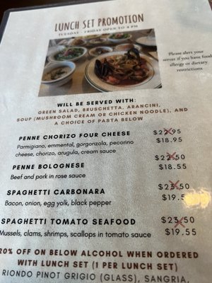 Menu photo 6 Jimoco Café & Pasta Port Coquitlam, BC