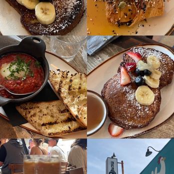 Bacari W 3rd - Chefs French Toast, Feta Filo, Shakshouka, Bacari Pancakes, cappuccino - Breakfast & Brunch Near Me - Los Angeles, California Bacari W 3rd - Chefs French Toast, Feta Filo, Shakshouka, Bacari Pancakes, cappuccino - Breakfast & Brunch Near Me - Los Angeles, California