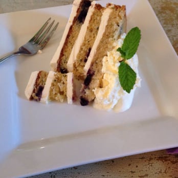 Stardust Cafe - Blueberry lemon cake with cream yummy. I didn't share - it was that good - American Near Me - Lewisburg, West Virginia Stardust Cafe - Blueberry lemon cake with cream yummy. I didn't share - it was that good - American Near Me - Lewisburg, West Virginia