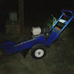 New Caney Tool Rentals - Dosko Stump grinder. It was a powerful beast! Worked great!