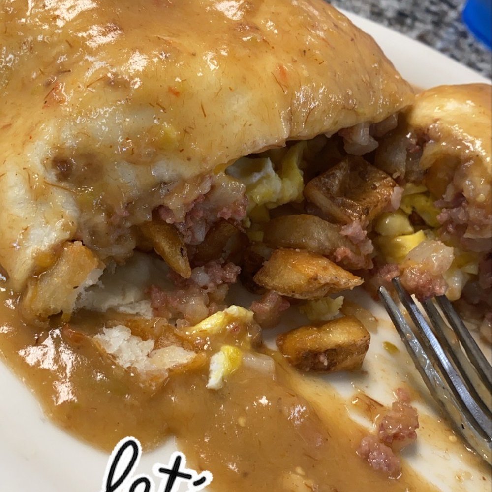 Hangar Cafe - Corned beef Hash burrito - Cafes Near Me - Chandler, Arizona