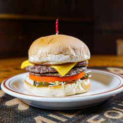 Hall's Commissary - Double-Double Cheeseburger