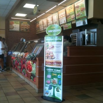 Subway - the inside of a fast food restaurant - Sandwiches Near Me - Florida City, Florida