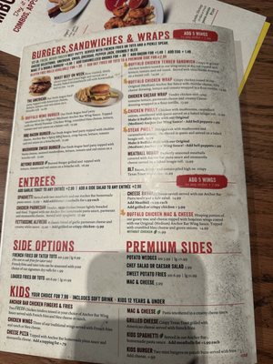 Menu photo 2 Anchor Bar College Station, TX