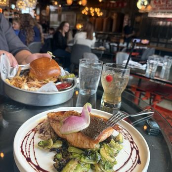 Industry Kitchen + Bar - Salmon and cheeseburger - Diners Near Me - Sparta, New Jersey Industry Kitchen + Bar - Salmon and cheeseburger - Diners Near Me - Sparta, New Jersey