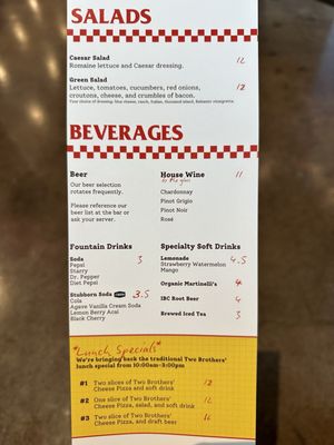 Menu photo 8 Two Brothers' Pizza Huntington Beach, CA Menu photo 8 Two Brothers' Pizza Huntington Beach, CA