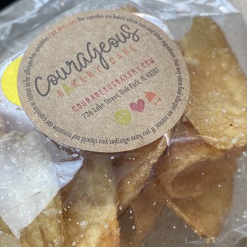 Courageous Bakery & Cafe - Homemade chips that came with my wrap. - Bakeries Near Me - Oak Park, Illinois Courageous Bakery & Cafe - Homemade chips that came with my wrap. - Bakeries Near Me - Oak Park, Illinois