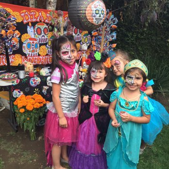 Hancholos Facepainting - HanCholos did an awesome job at my daughters day of the dead bday party! - Face Painting Near Me