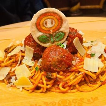 Toadstool Cafe - Fireball Pasta (Spicy, decent) - Cafes Near Me - Universal City, California