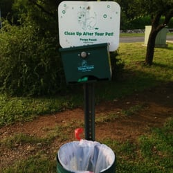 No excuses for not picking up after dogs. There are free bags & trash cans at several points around the park.
