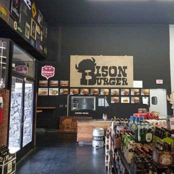 Bison Burger - Inside Ramirez liquor heaven! - Food Trucks Near Me Bison Burger - Inside Ramirez liquor heaven! - Food Trucks Near Me