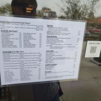 Musashi’s - Menu - Sushi Bars Near Me - Mission Viejo, California
