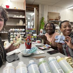 The House of Clay - We were able to chat and paint for several hours in our space :)