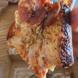 Maverik Adventure's First Stop - Pizza!  So good.