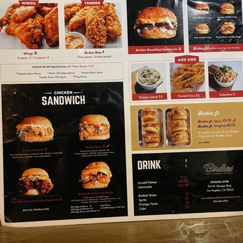 Birdies - The Menu - Donuts Near Me - Los Angeles, California Birdies - The Menu - Donuts Near Me - Los Angeles, California