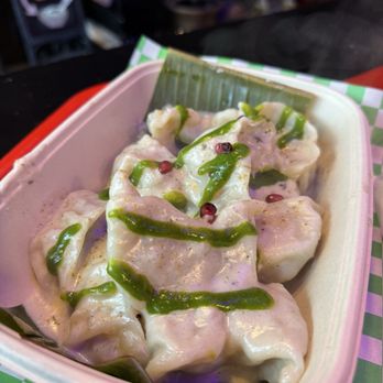 Nepali Momos Brampton - Chicken momos + afghani white curry - Chinese Near Me - Brampton, Ontario
