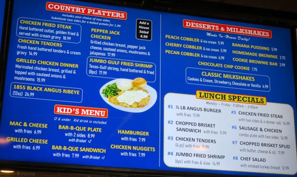 Menu photo 2 Red River BBQ and Grill Katy, TX
